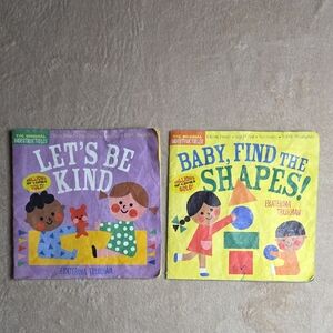The Original Indestructibles Baby Books Set - Let's Be Kind & Find the Shapes